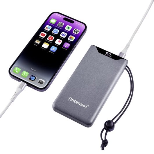 Intenso 7332034 batería externa Polímero de litio 10000 mAh Gris
