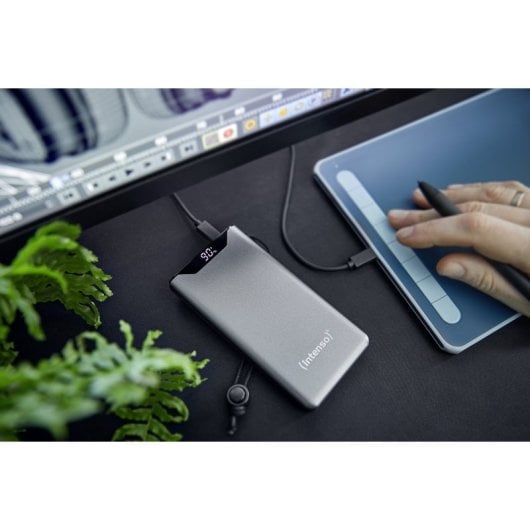 Intenso 7332034 batería externa Polímero de litio 10000 mAh Gris