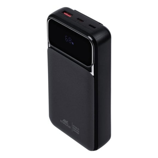 Bateria externa Rivacase VA2221 de polímero de lítio 20000 mAh preta