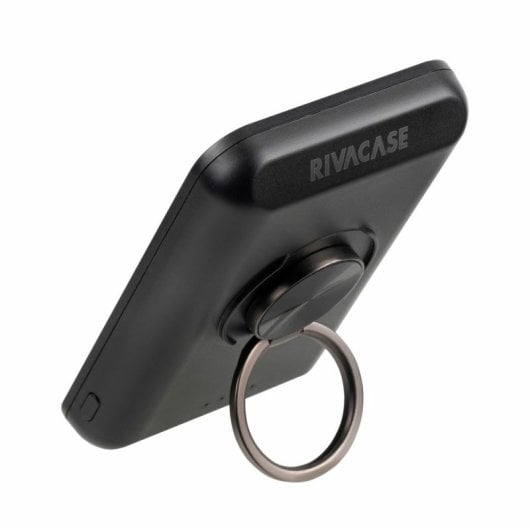 Rivacase VA2603 batería externa Polímero de litio 5000 mAh Cargador inalámbrico Negro