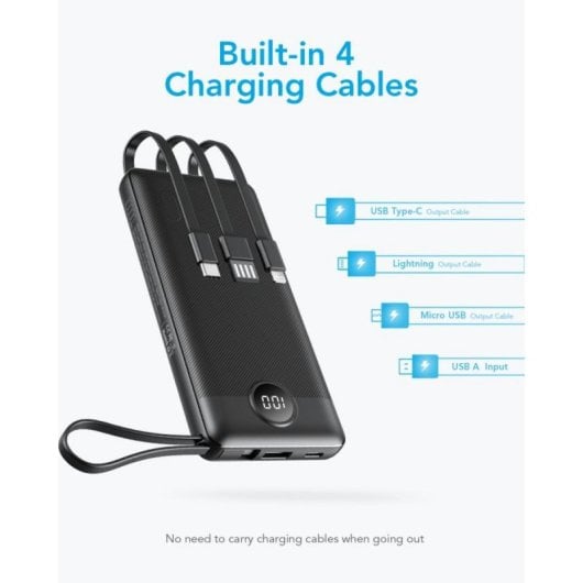 PowerBank VEGER C10 VG-W1116 10000mAh Polímero de Litio 10W Preto