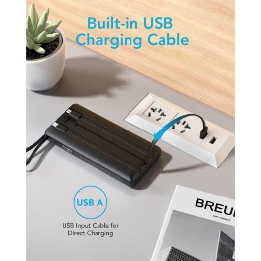 PowerBank VEGER C10 VG-W1116 10000mAh Polímero de Litio 10W Preto