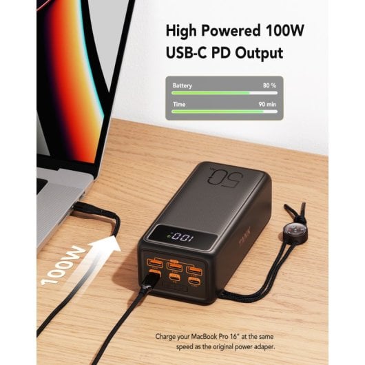 VEGER Tank Boost VG-W5001C 56000mAh powerbank 130W