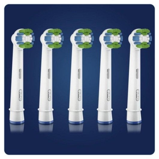 Tête de rechange Oral-B Precision Clean 80339350 lot de 5 bleu/blanc