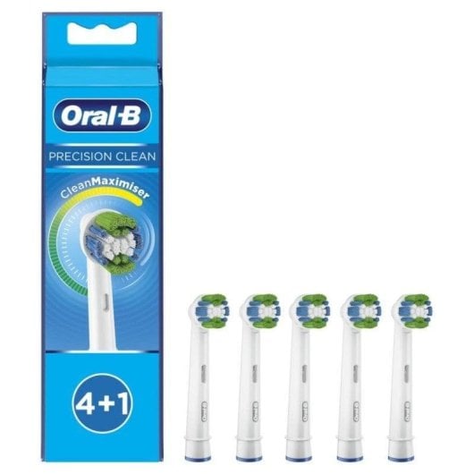 Tête de rechange Oral-B Precision Clean 80339350 lot de 5 bleu/blanc