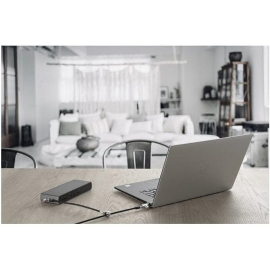 Candado Kensington N17 2.0 Fino Doble Cabezal Llave Acero Negro Plata 2 Llaves
