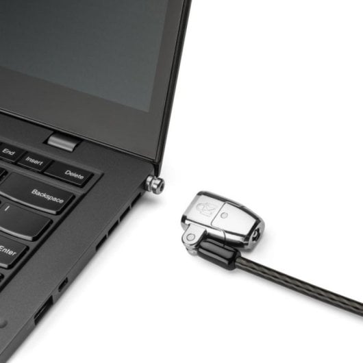 Candado portátil Kensington ClickSafe 2.0 Universal, Llave, 1,8m, 3 anclajes, Acero al carbón, Negro