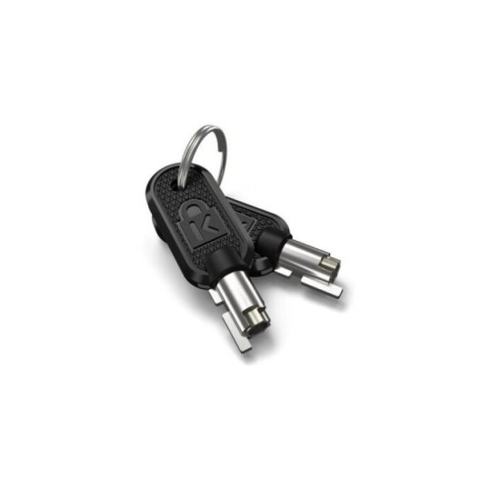 Candado portátil Kensington NanoSaver Llave Acero al carbón 2,3m Negro Plata