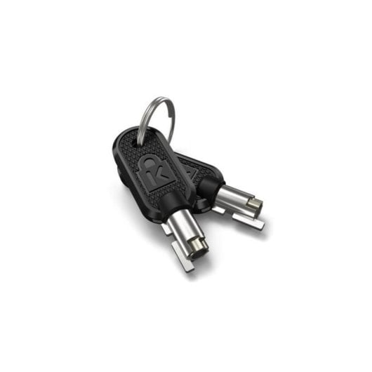 Candado portátil Kensington NanoSaver Llave Acero al carbón 2,3m Negro Plata