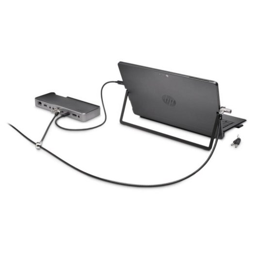 Candado Kensington NanoSaver Llave Doble 1.8m Acero al Carbón Negro Acero Inoxidable