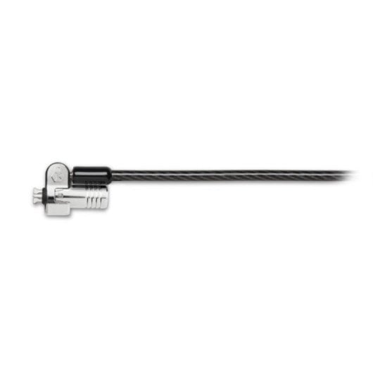 Candado Kensington NanoSaver Llave Doble 1.8m Acero al Carbón Negro Acero Inoxidable