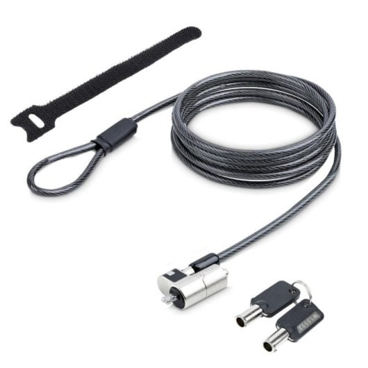 Candado antirrobo portátil StarTech.com NANOK-LAPTOP-LOCK 2m Nano doble llave acero zinc