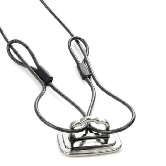 Anschlagtisch für Kabel StarTech.com Große Ringe Stahl Silber Anschlagtisch für Kabel StarTech.com Große Ringe Stahl Silber