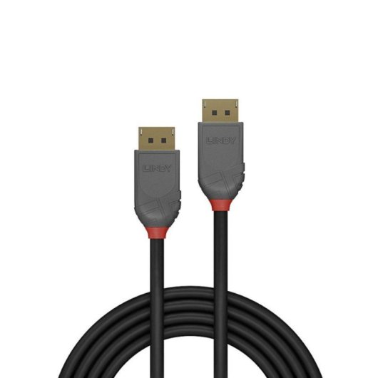 Cable DisplayPort Lindy 36485 7,5m 4096x2160p Macho-Macho 21,6Gbps Negro