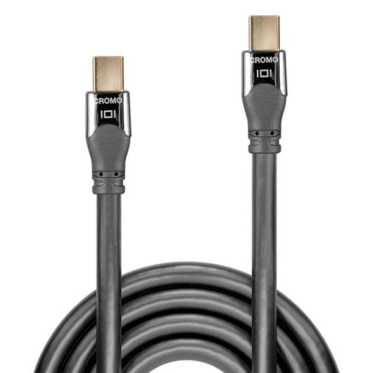 Cable Mini DisplayPort Lindy 36307 2m Macho/Macho 4K 2160p Blindado Gris