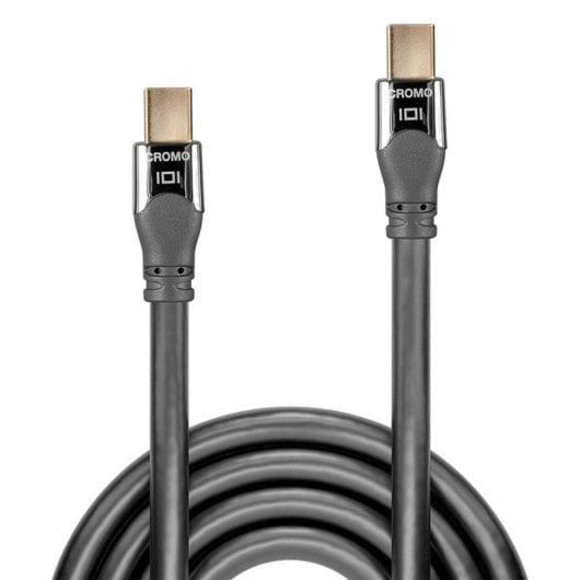 Cable Mini DisplayPort Lindy 36307 2m Macho/Macho 4K 2160p Blindado Gris