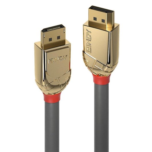 Cable DisplayPort Lindy 36297 15m macho-macho 4K@30Hz chapado en oro PVC AWG24