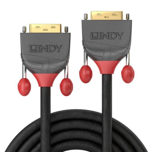 Cable DVI-D Lindy 36240 10m macho-macho negro WUXGA