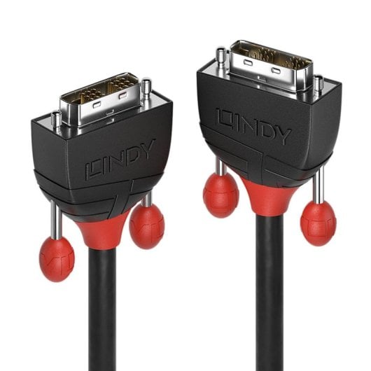 Câble DVI-D Lindy 36259 10 m Noir Macho Macho