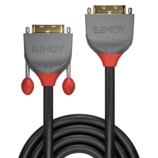 DVI-Kabel 2m Schwarz DVI-D zu DVI-I Stecker Weiblich Goldkontakt DVI-Kabel 2m Schwarz DVI-D zu DVI-I Stecker Weiblich Goldkontakt