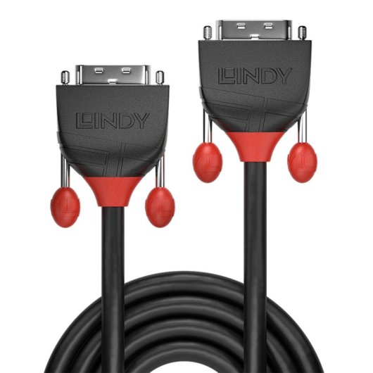 Cavo DVI-D Lindy 36254 5 m Maschio-Maschio Nero 2560x1600 Cavo DVI-D Lindy 36254 5 m Maschio-Maschio Nero 2560x1600