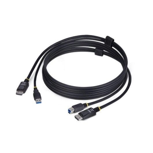 Cable KVM DisplayPort y USB 3.0 StarTech.com 1,8m 4K 60Hz