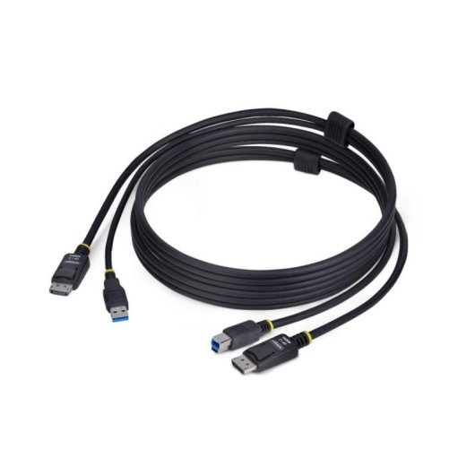 KVM Kabel StarTech DisplayPort 4K 60Hz USB 5Gbps 1,8 m KVM Kabel StarTech DisplayPort 4K 60Hz USB 5Gbps 1,8 m