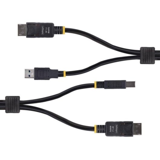 Cable KVM DisplayPort y USB 3.0 StarTech.com 1,8m 4K 60Hz