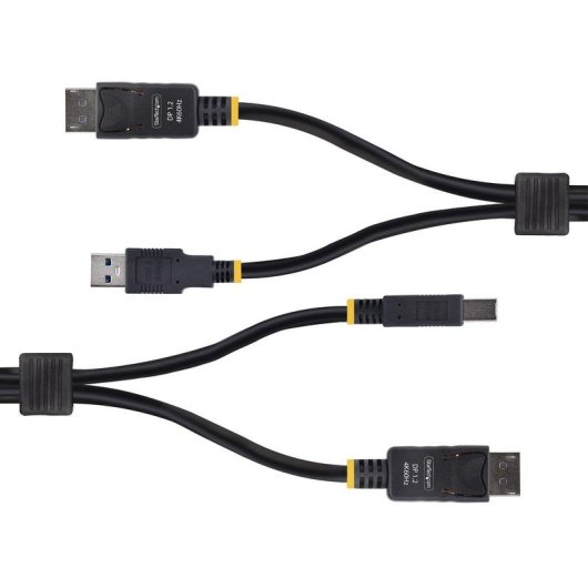 Cable KVM DisplayPort y USB 3.0 StarTech.com 1,8m 4K 60Hz