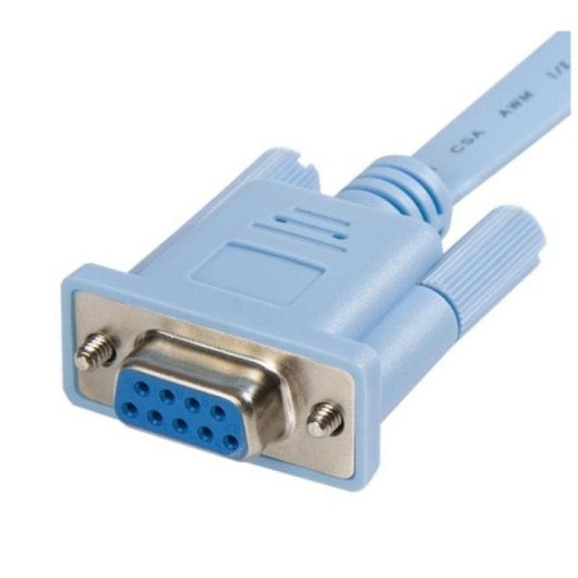 Cabo de Administração para Console Cisco StarTech DB9CONCABL6 Rollover 1,8m Azul RJ45 a DB9