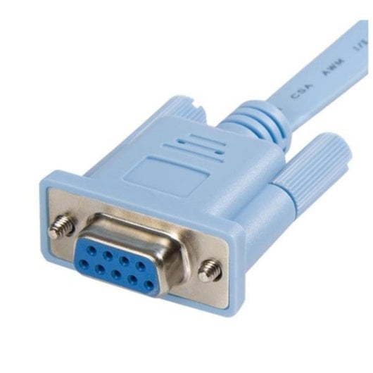 Cabo de Administração para Console Cisco StarTech DB9CONCABL6 Rollover 1,8m Azul RJ45 a DB9