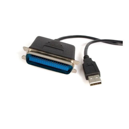 Adaptador USB a Paralelo StarTech ICUSB1284 1,9m Negro Macho/Macho Centronics USB A