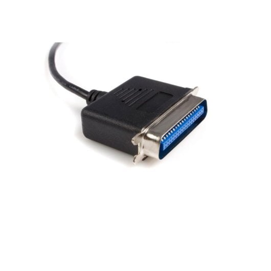 Adaptador USB a Paralelo StarTech ICUSB1284 1,9m Negro Macho/Macho Centronics USB A
