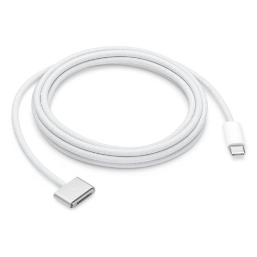 Cable Apple MW613ZM/A MagSafe 3 USB-C 2m plata carga rápida para MacBook