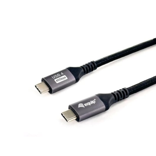 USB 4 Gen 3 C zu C Kabel Equip 128383 2m 40Gbps 240W PD3.1 USB4 Gen 3x2 USB C USB C Schwarz USB 4 Gen 3 C zu C Kabel Equip 128383 2m 40Gbps 240W PD3.1 USB4 Gen 3x2 USB C USB C Schwarz