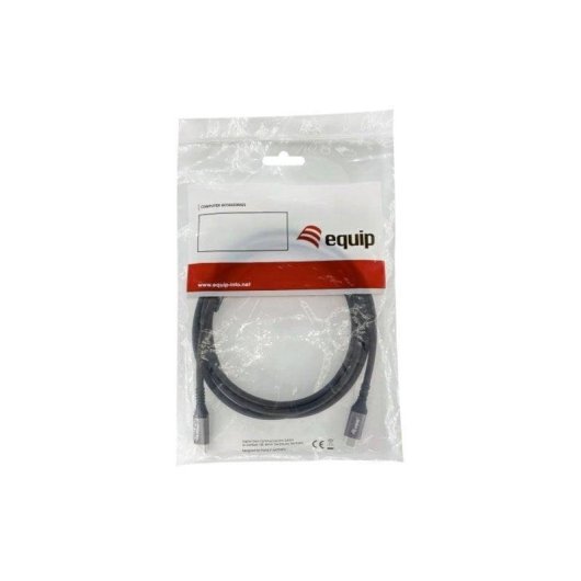Cable USB-C Equip 128382 USB4 Gen 2x2 2m 20Gbps PD 100W 4K60Hz Negro
