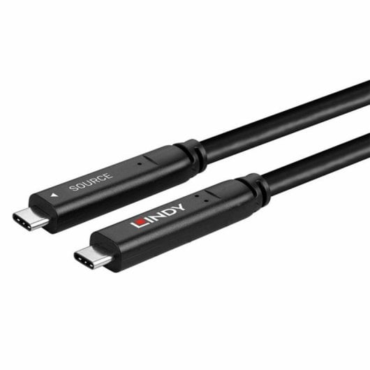 USB-C Kabel Lindy 43399 15 m USB 3.2 Gen 1 5 Gbit/s Schwarz USB-C Kabel Lindy 43399 15 m USB 3.2 Gen 1 5 Gbit/s Schwarz