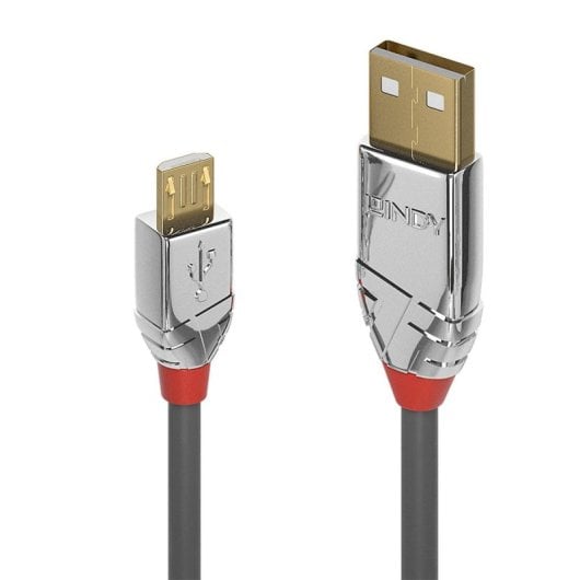 USB-Kabel USB 2.0 5m USB A auf Micro-USB B Grau USB-Kabel USB-Kabel