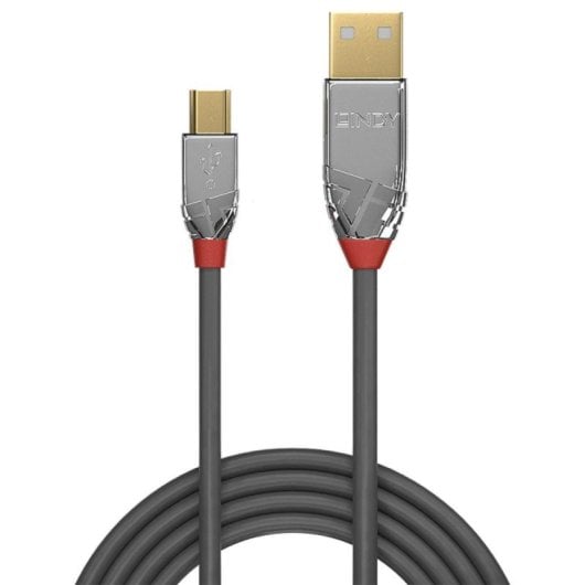 Cabo USB Lindy 36635 7,5 m USB A Mini-USB B USB 2.0 0,48 Gbit/s Cinza