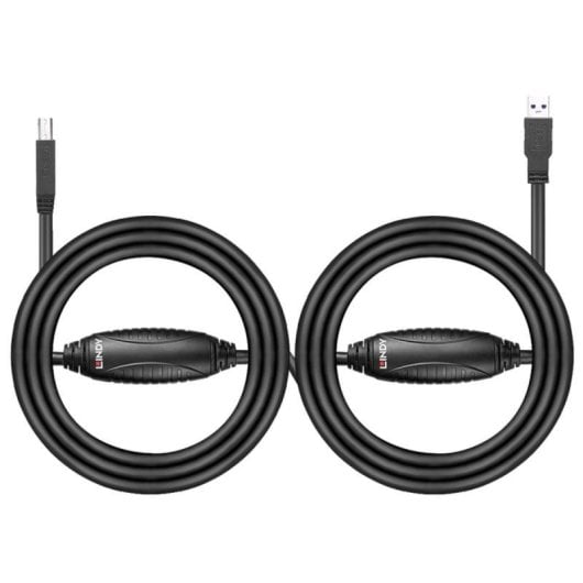 Cavo USB 3.2 Gen 1 Lindy 43098 10m USB A Maschio USB B Maschio Nero