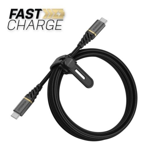 Cable USB C OtterBox Premium Cable 2M USB-PD 60W USB 2.0 Nylon Negro
