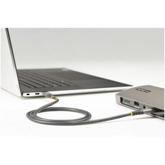 Cable USB-C StarTech 2m 5Gbps 100W PD 5A Modo Alt DP USB 3.2 Gen 1 Negro/Gris