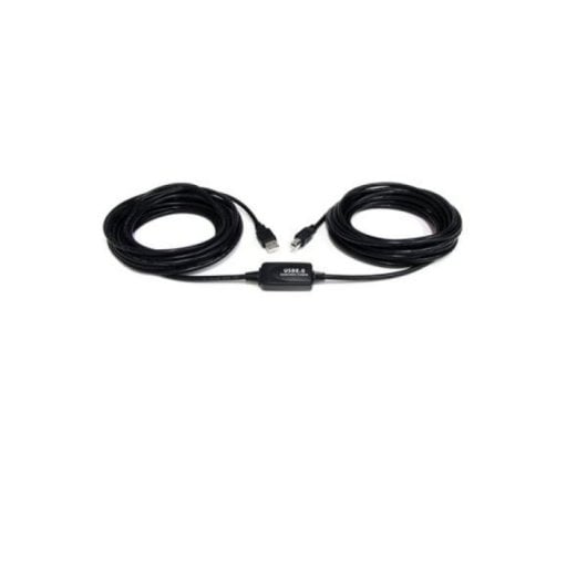 Cabo USB A a B StarTech 9m USB 2.0 Macho a Macho Preto