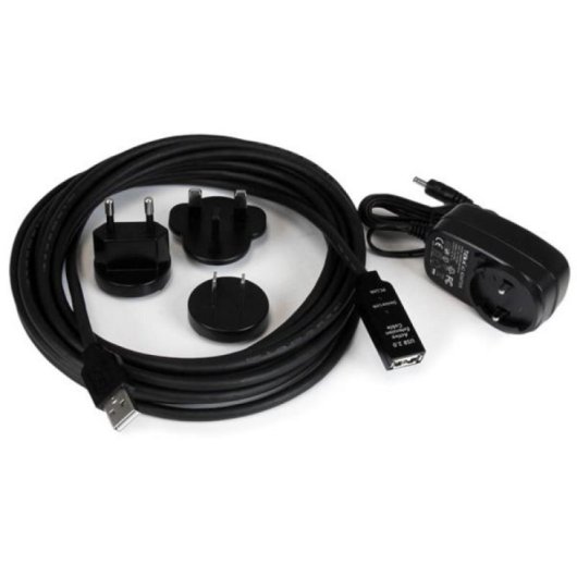 Cable de extensión USB 2.0 activo StarTech.com USB2AAEXT5M, 5m, Macho/Hembra, Negro