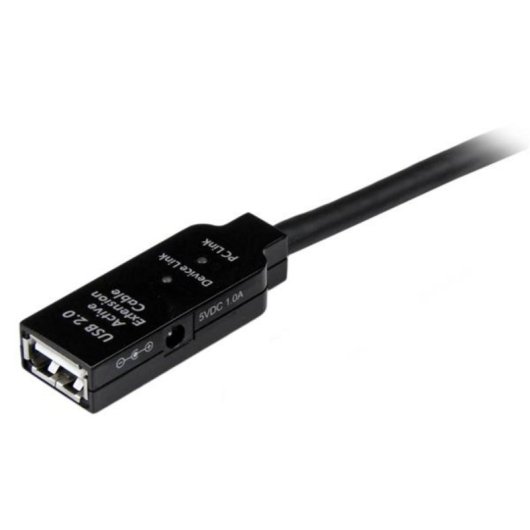 Cable de extensión USB 2.0 activo StarTech.com USB2AAEXT5M, 5m, Macho/Hembra, Negro