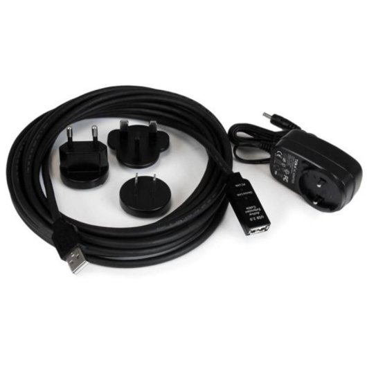 Cable de extensión USB 2.0 activo StarTech.com USB2AAEXT5M, 5m, Macho/Hembra, Negro