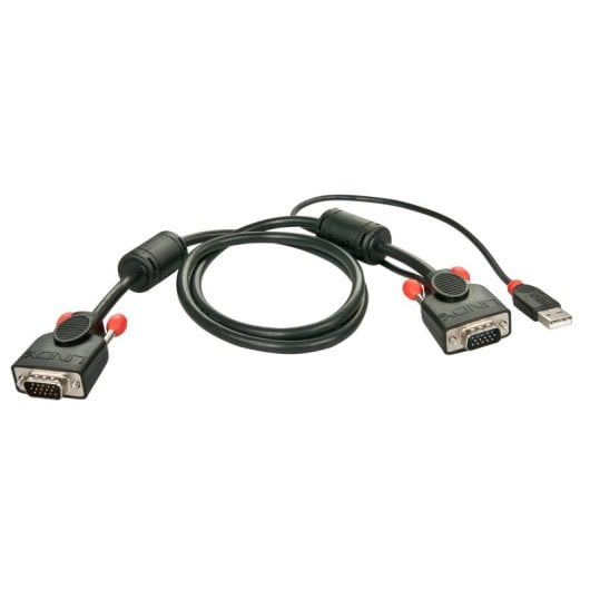 Cable VGA Lindy 33770 1m D-Sub Macho-Macho Azul