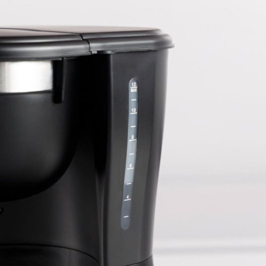 Cafetera Taurus Verona 12 Filtro 1,25L 12 Tazas Antigoteo Filtro Permanente Negro
