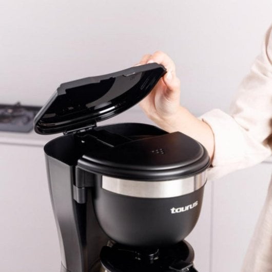Cafetera de filtro Taurus Verona 6 0,6L 600W Negro Acero Inoxidable Sistema Antigoteo