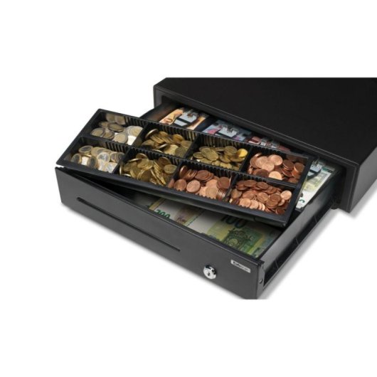 Cajón de efectivo électronique Safescan LD-4141 Métal Noir 12V 410mm
